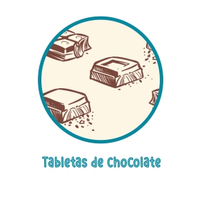 Botón juego: Tabletas de chocolate