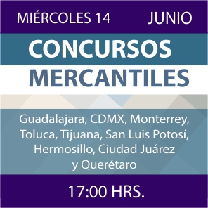 Enlace a Conferencias sobre Concursos Mercantiles del mes de junio