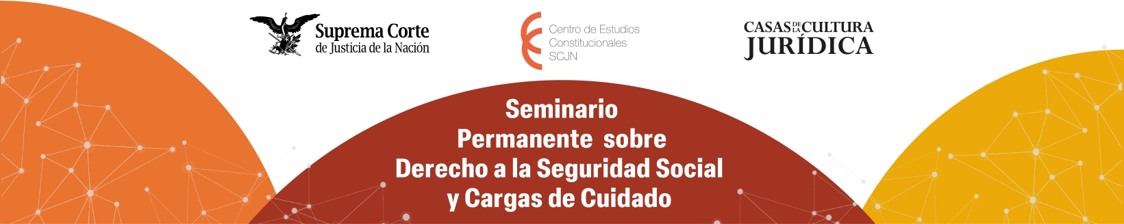 Banner del Seminario Permanente sobre Derecho a la Seguridad Social y Cargas de Cuidado