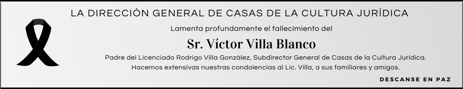 Banner - Esquela - Víctor Villa